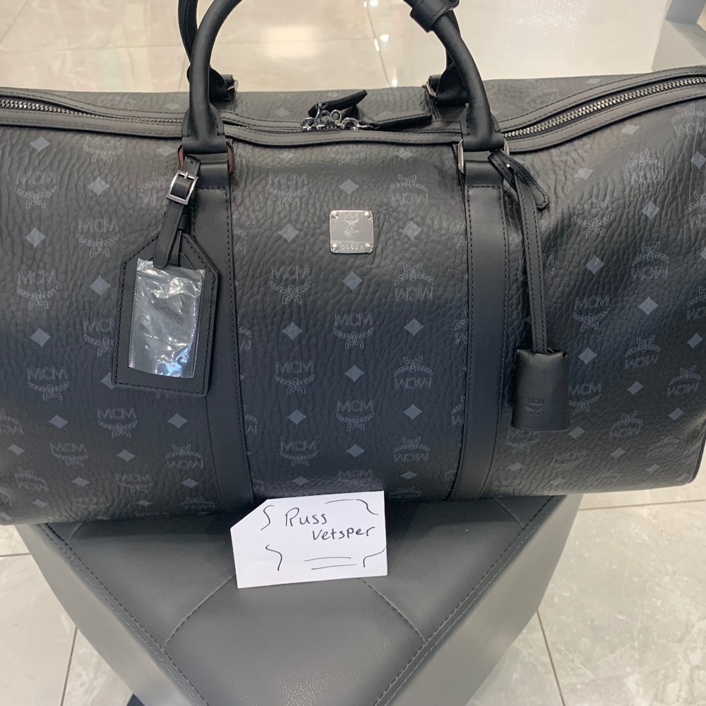 MCM Ottomar Weekender Bag in Visetos